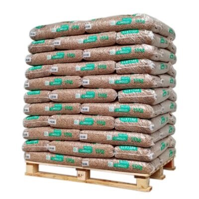 Limouzi -Holzpellet – Palette von 66 15 kg Taschen