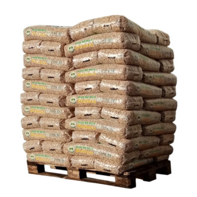 Bioenergie Holzpellets Palette  mit  66  Säcken