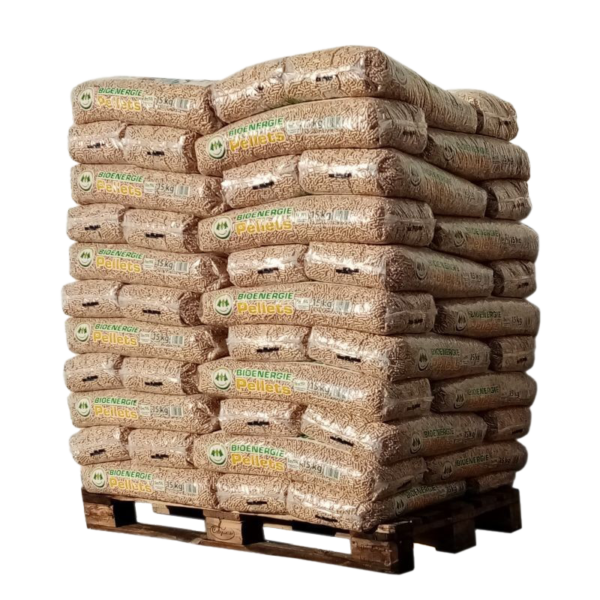 Bioenergie Holzpellets Palette  mit  66  Säcken