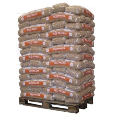 ECOPOWER -Qualität Premium -Qualität Holzgranulat -78 kg Taschen 78 kg