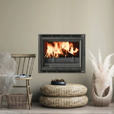 9,5 kW Holzkamineinsatz aus Gusseisen – SUPRA