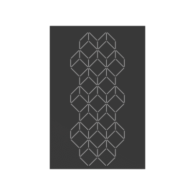 Arty Wandschutzplatte 120x80cm schwarz – LE MARQUIER