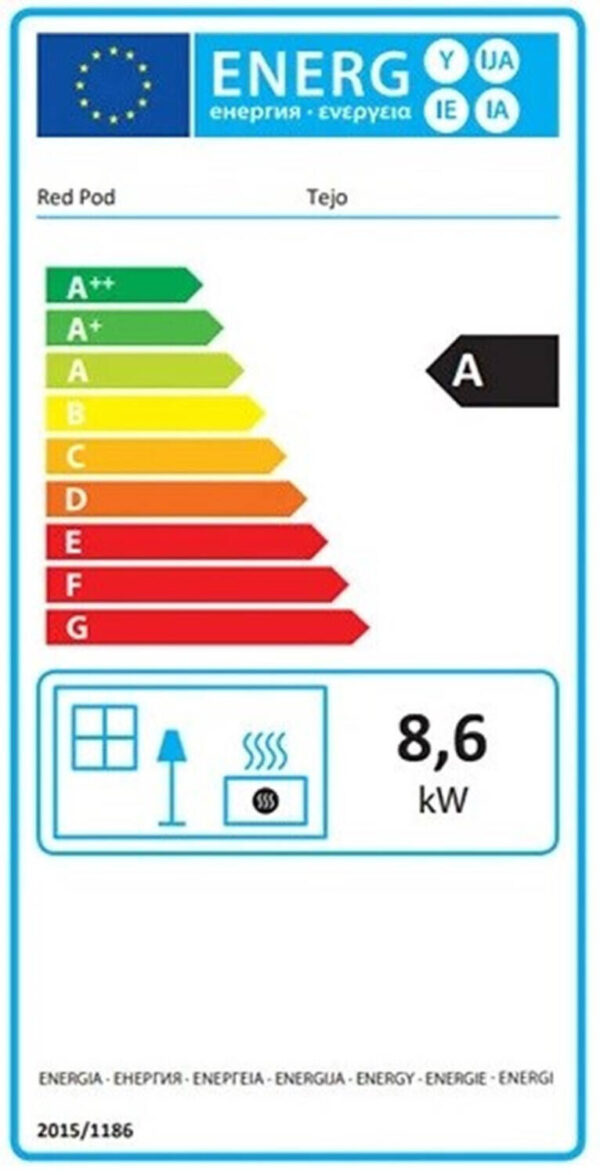 Tejo Eco 6,7 kW Holzofen - REDPOD – Bild 3