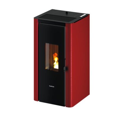 Indigo Evo 7 Bordeaux versiegelter Pelletofen – FREEPOINT