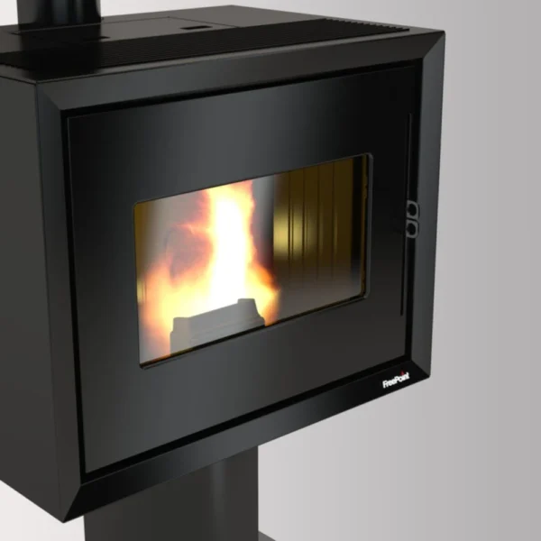 Modo Stand BiFlux Schwarzer versiegelter Pelletofen mit integriertem WLAN – FREEPOIN – Bild 5