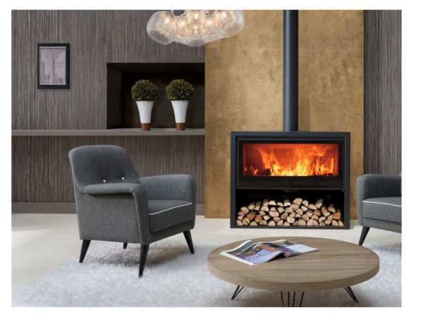 Chopin 8,9 kW Holzofen mit 80 cm Holzscheiten - PANADERO – Bild 2