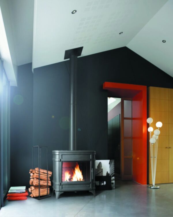 Siam 8–18 kW Gusseisen-Holzofen mit 60 cm langen Holzscheiten – INVICTA – Bild 4