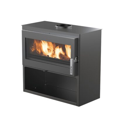 Larry Bucher 8,5 kW schwarzer Holzofen – SUPRA