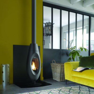 Ovatio Vertikaler Holzofen 3–7,5 kW, 32 cm Holzscheite – INVICTA