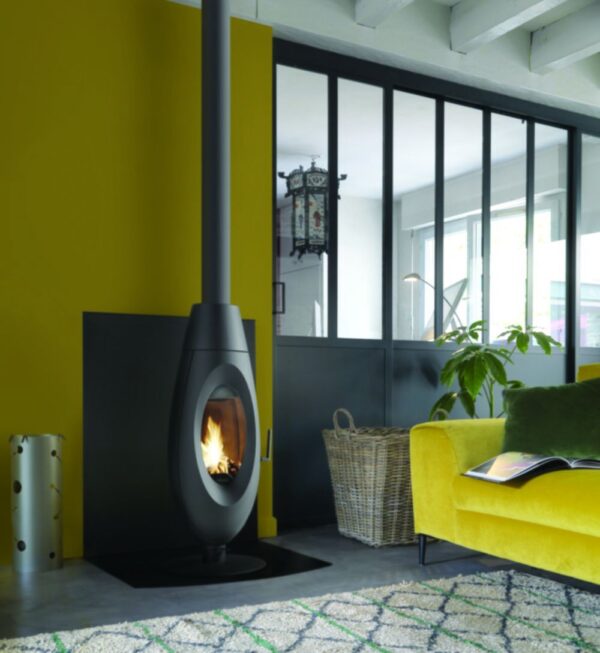 Ovatio Vertikaler Holzofen 3–7,5 kW, 32 cm Holzscheite – INVICTA